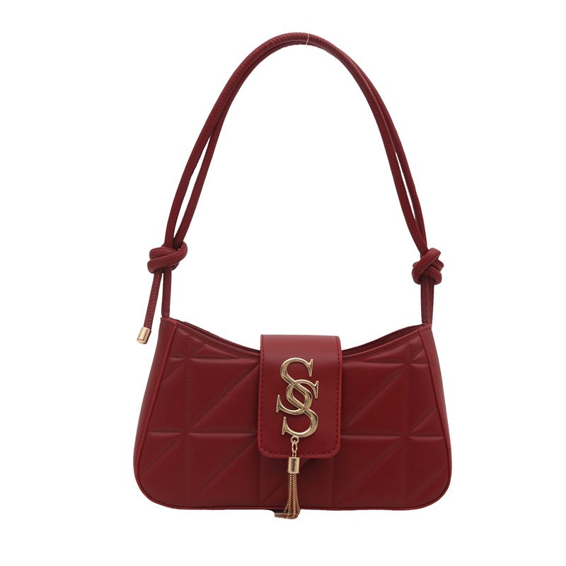 Quilted Minimalist Shoulder Crossbody Bag view 8
