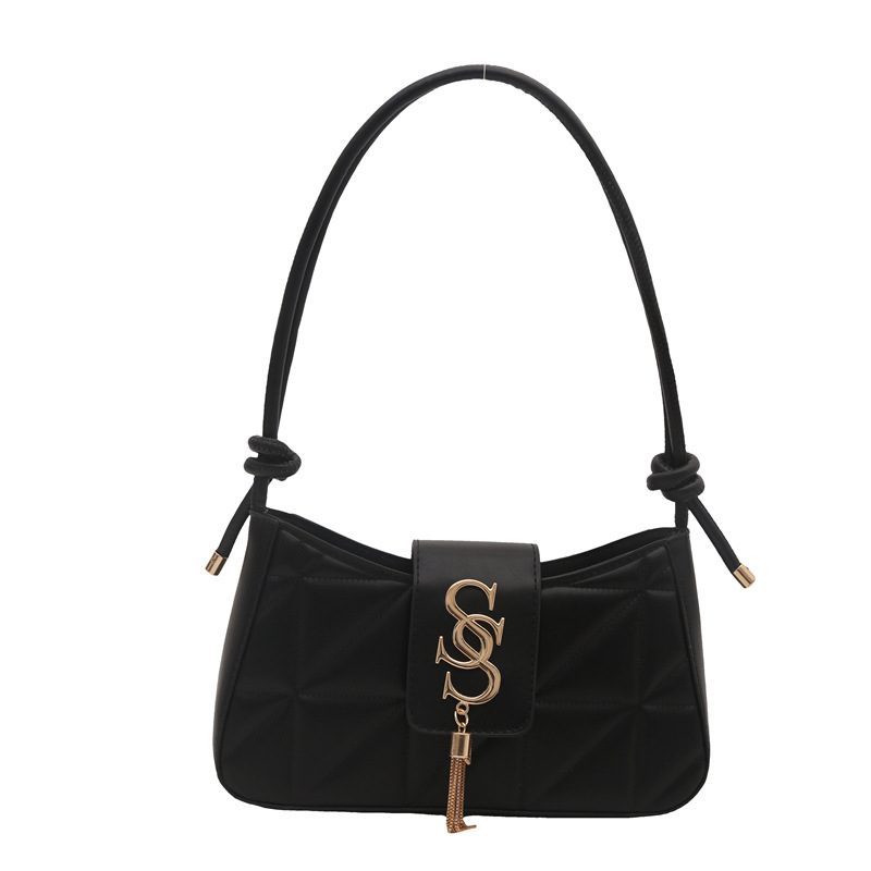 Quilted Minimalist Shoulder Crossbody Bag view 9