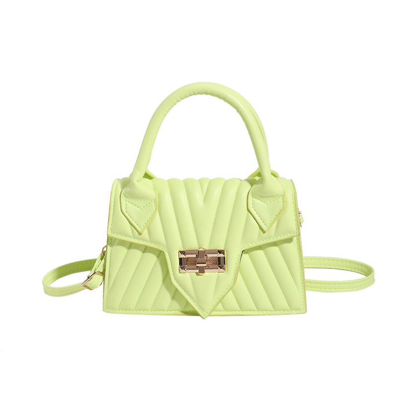 Quilted Candy Color Top-Handle Crossbody Bag view 10