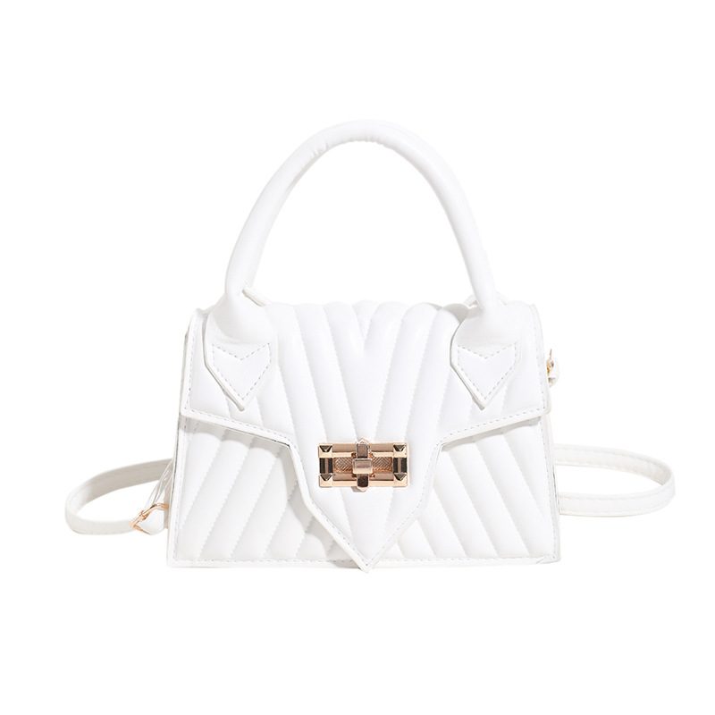 Quilted Candy Color Top-Handle Crossbody Bag view 8
