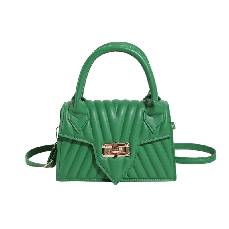 Quilted Candy Color Top-Handle Crossbody Bag view 9