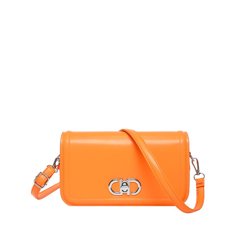 Quilted Lock Crossbody Square Bag view 10