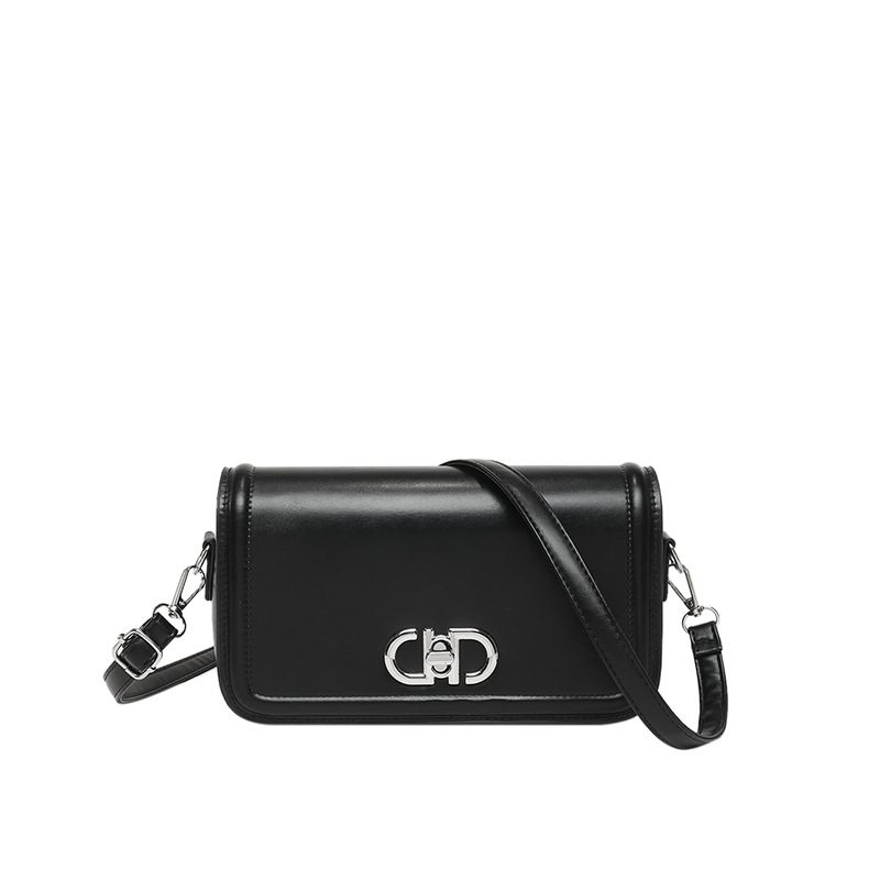 Quilted Lock Crossbody Square Bag view 5