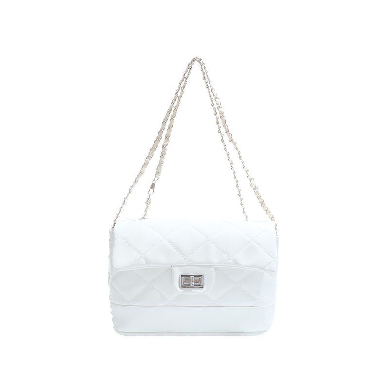 Quilted Chain Stitch Crossbody Bag view 8