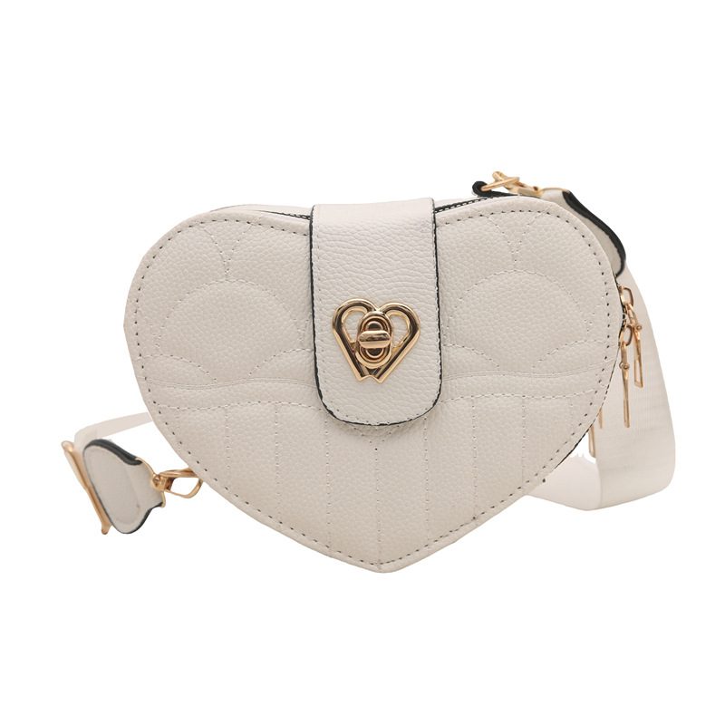 Quilted Heart Lock Crossbody Phone Bag view 8