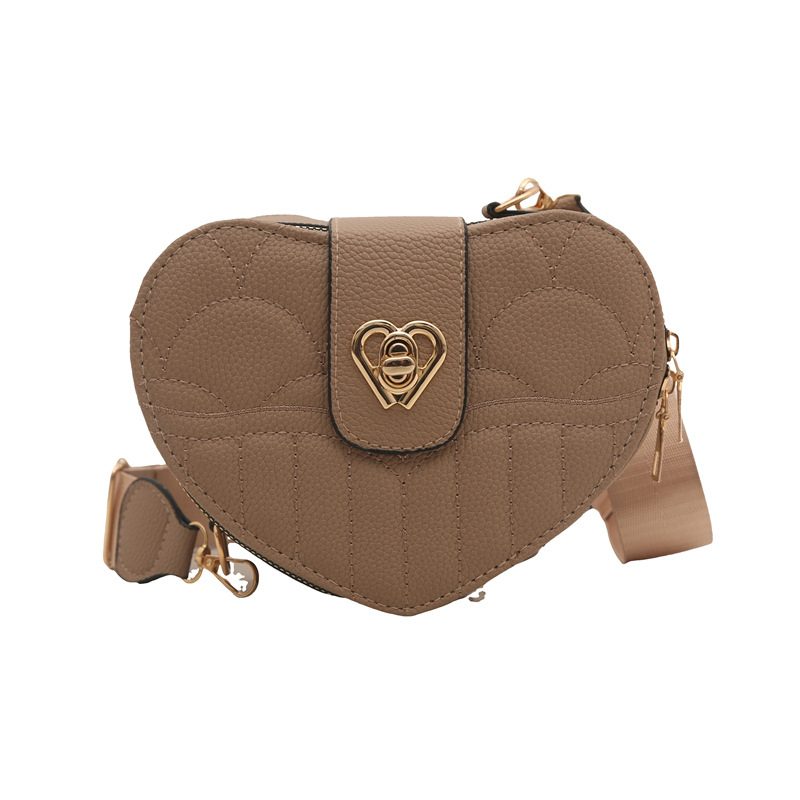 Quilted Heart Lock Crossbody Phone Bag view 9