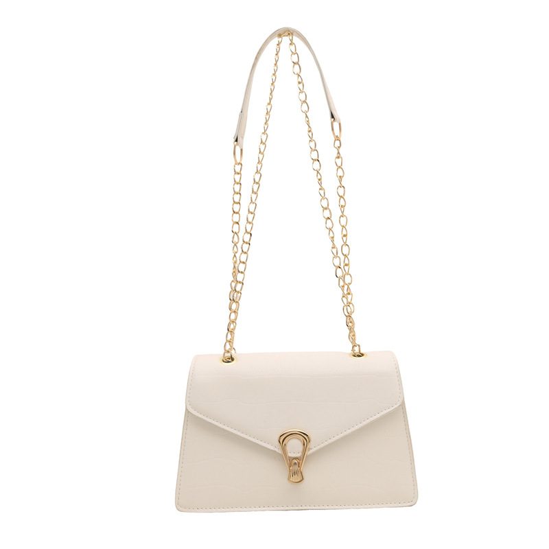 Stone Texture Quilted Chain Crossbody Square Bag view 6