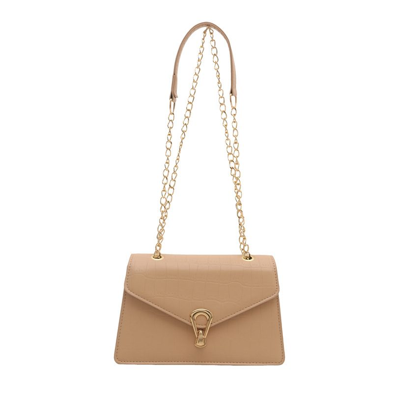 Stone Texture Quilted Chain Crossbody Square Bag view 7