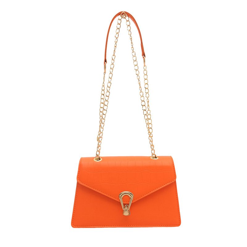 Stone Texture Quilted Chain Crossbody Square Bag view 9