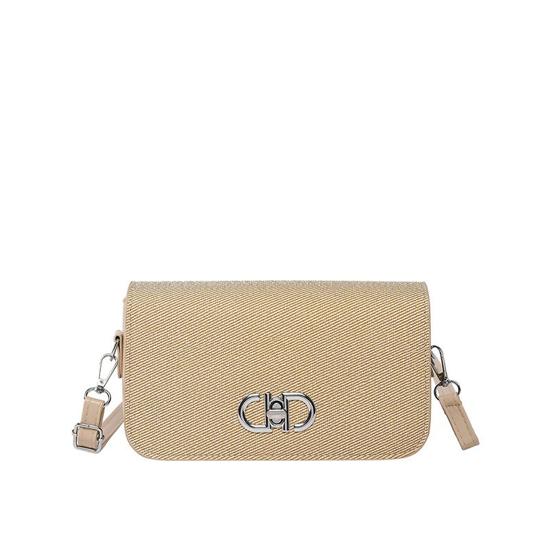 Bolsa Quadrada Transversal com Blocos de Cor, Matelassê e Fecho view 6