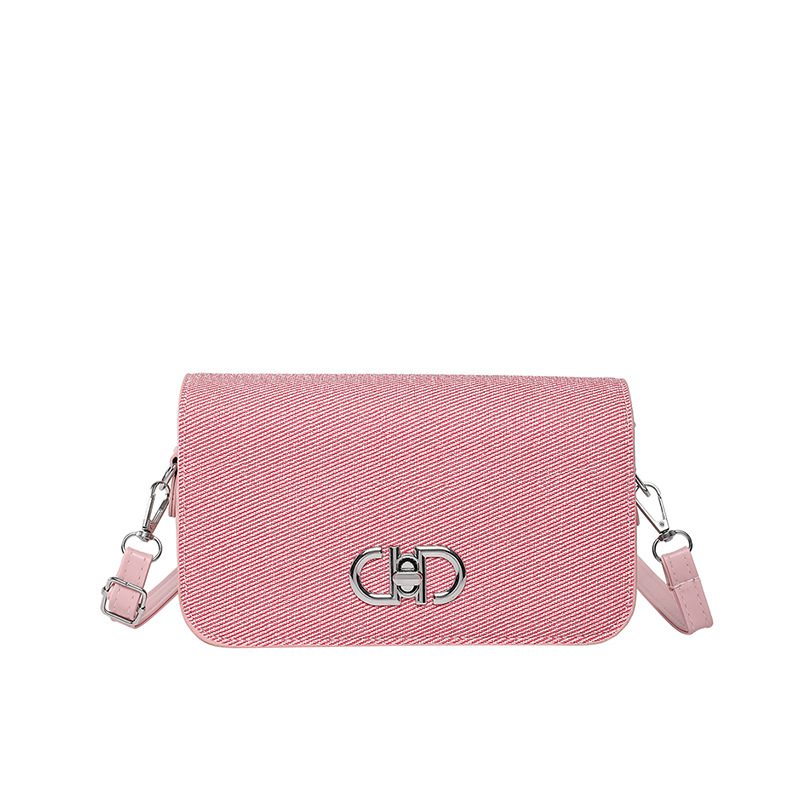 Bolsa Quadrada Transversal com Blocos de Cor, Matelassê e Fecho view 7