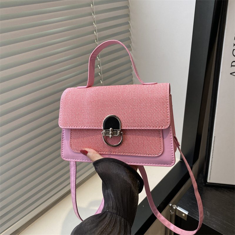Quilted Lock Mini Square Shoulder Bag view 3