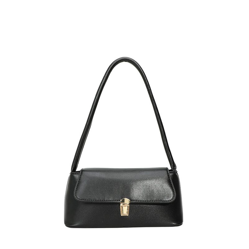 Quilted Lock Baguette Shoulder Bag view 6