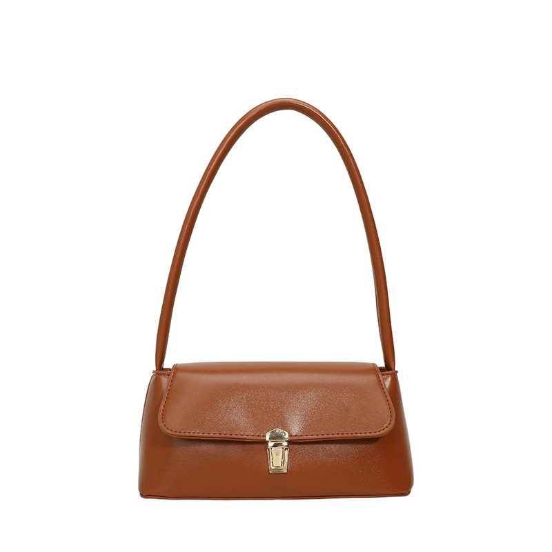 Quilted Lock Baguette Shoulder Bag view 7