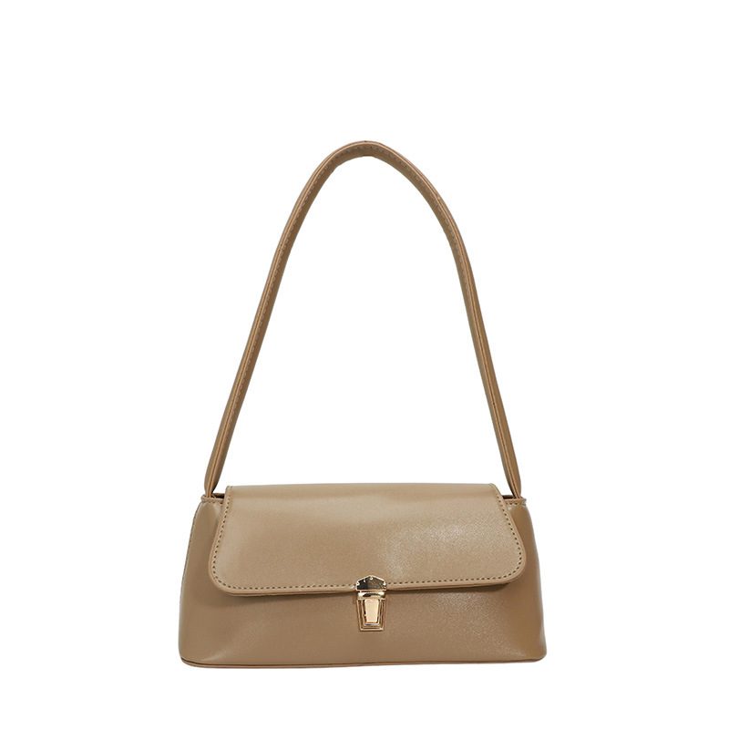 Quilted Lock Baguette Shoulder Bag view 8