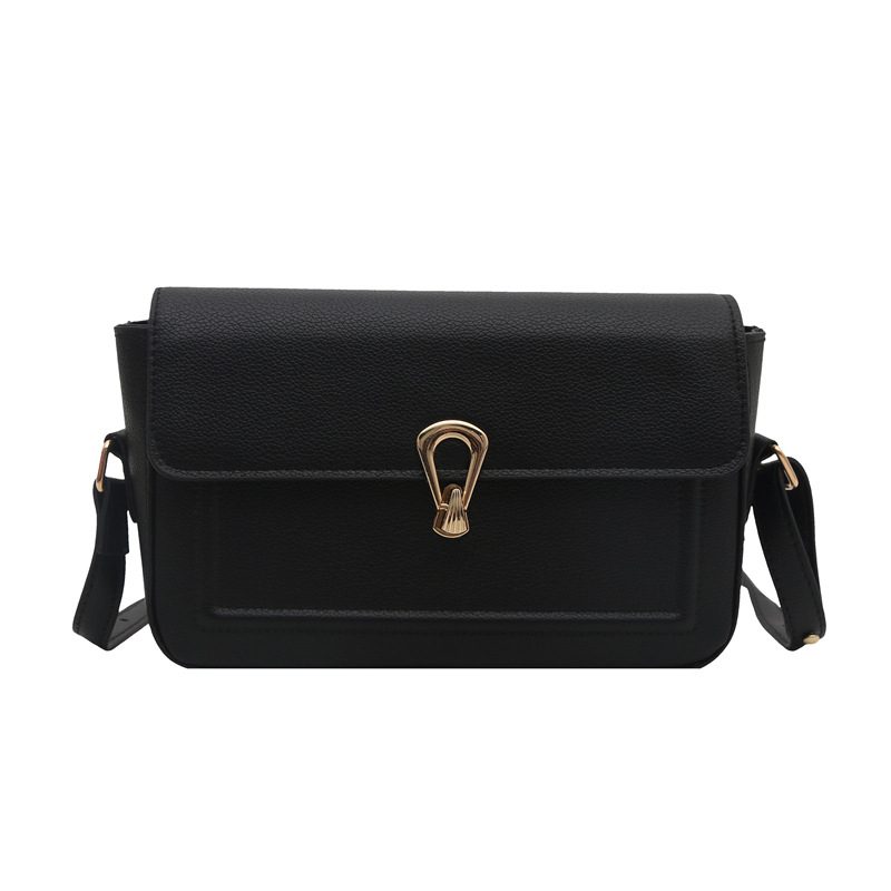 Mini sac bandoulière carré matelassé avec fermoir view 5