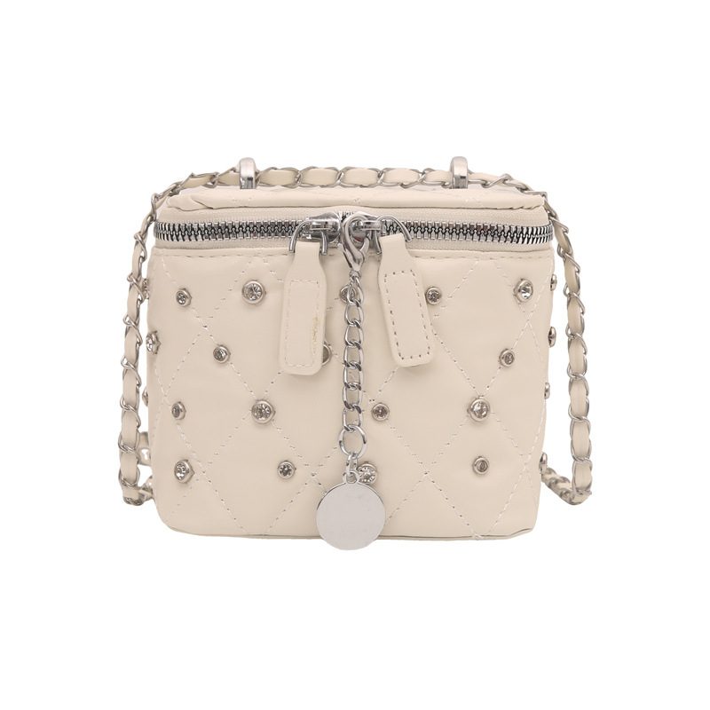 Quilted Chain Mini Crossbody Bag view 7