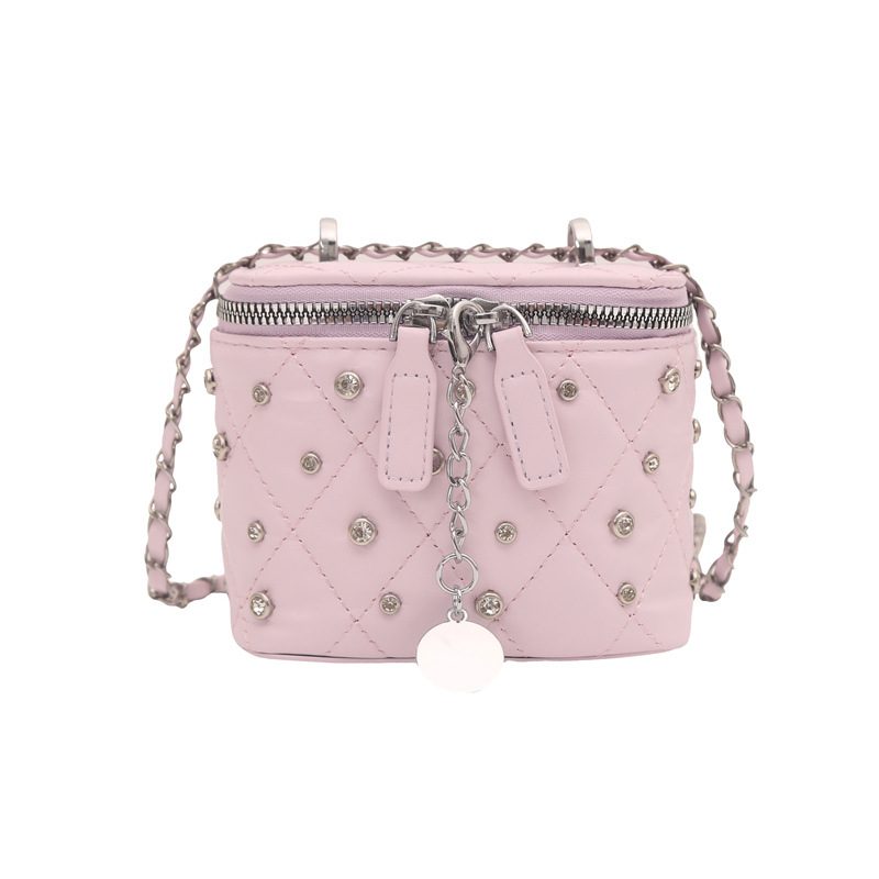 Quilted Chain Mini Crossbody Bag view 9