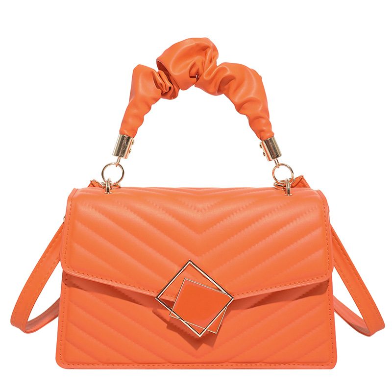 Quilted Solid Color Crossbody Bag view 10