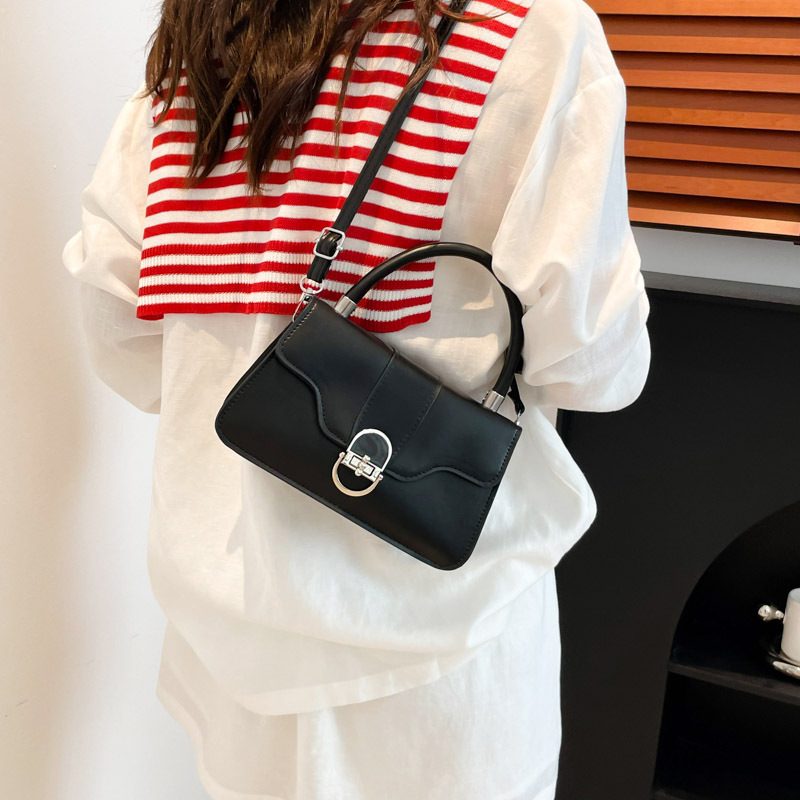 Quilted Flap Lock Crossbody Bag view 3