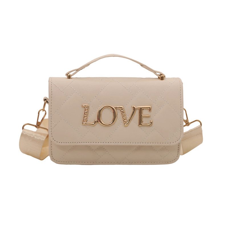Quilted Letter Chain Pillow Crossbody Bag view 6