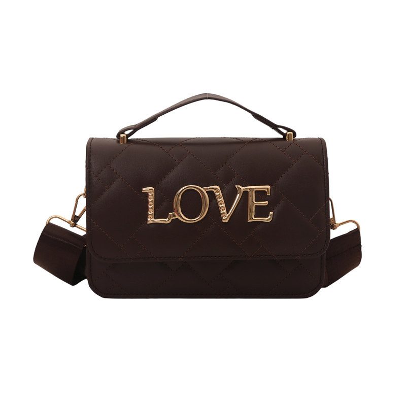 Quilted Letter Chain Pillow Crossbody Bag view 7
