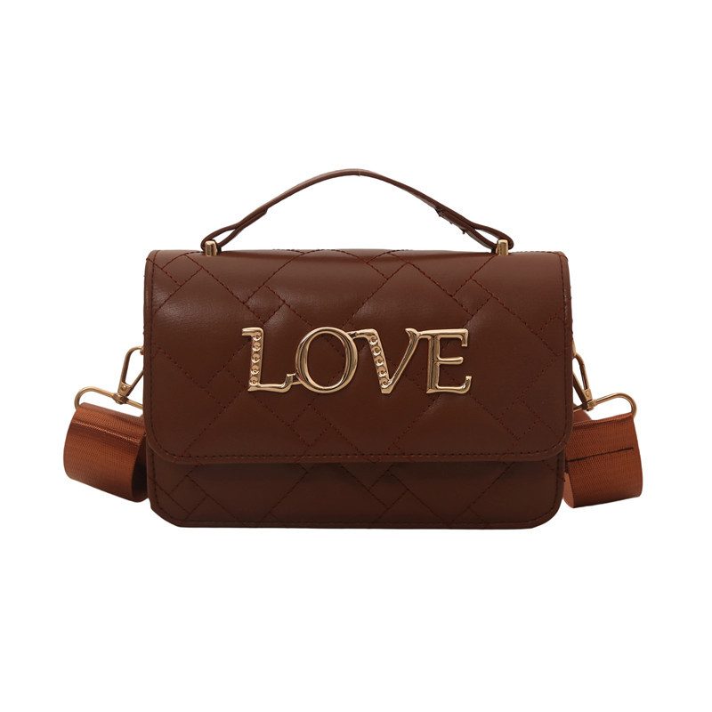 Quilted Letter Chain Pillow Crossbody Bag view 8
