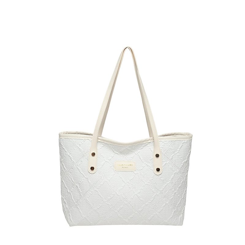 Quilted Large Tote Shoulder Bag view 12