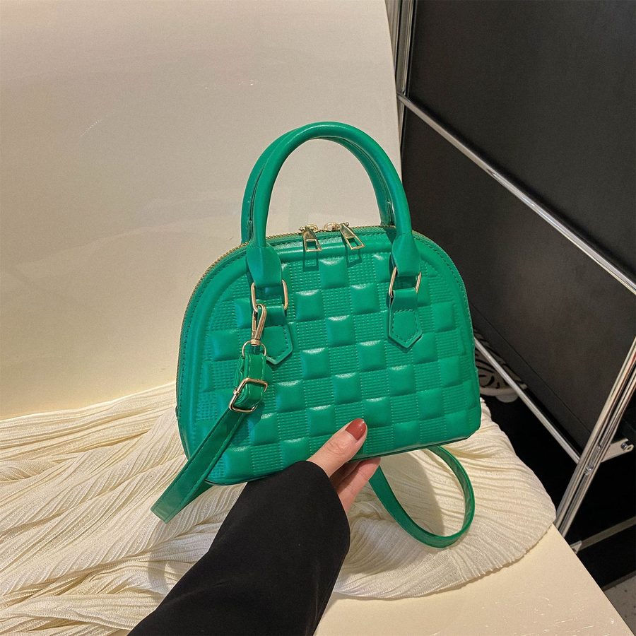 Quilted Embossed Top-Handle Crossbody Bag view 3