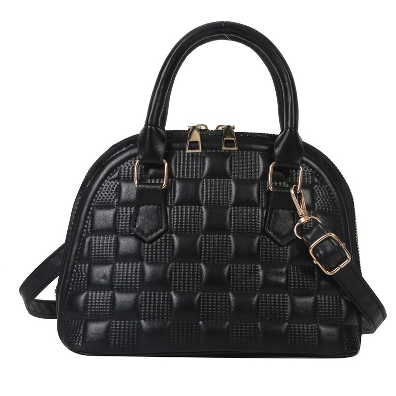 Quilted Embossed Top-Handle Crossbody Bag view 7