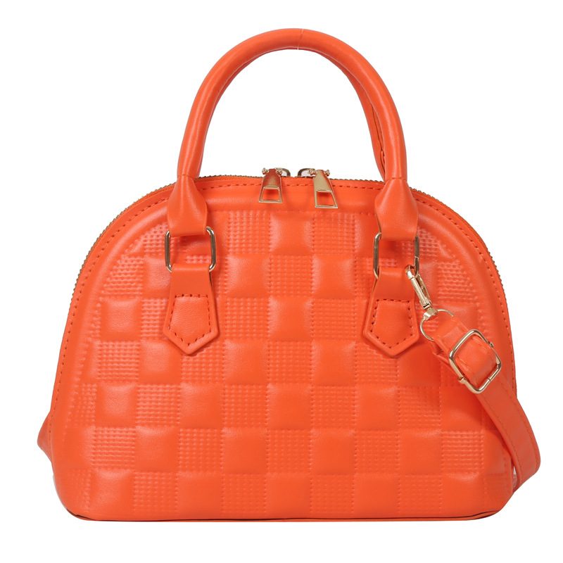 Quilted Embossed Top-Handle Crossbody Bag view 8