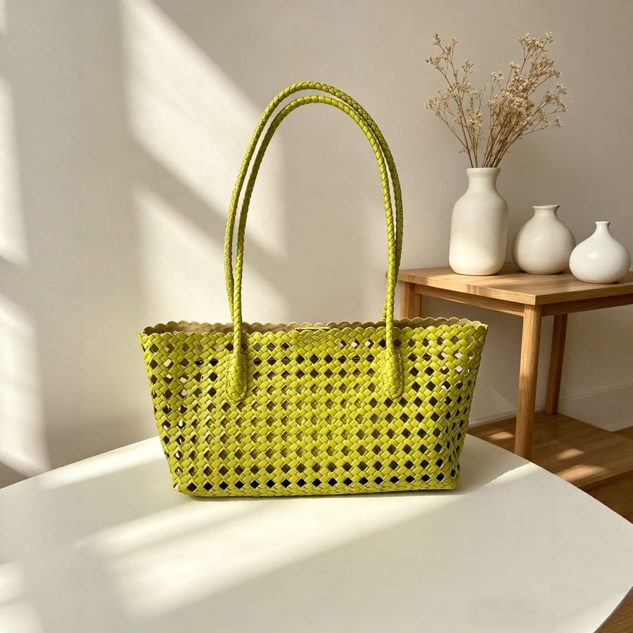 Quilted Large Shoulder Tote Bag Set