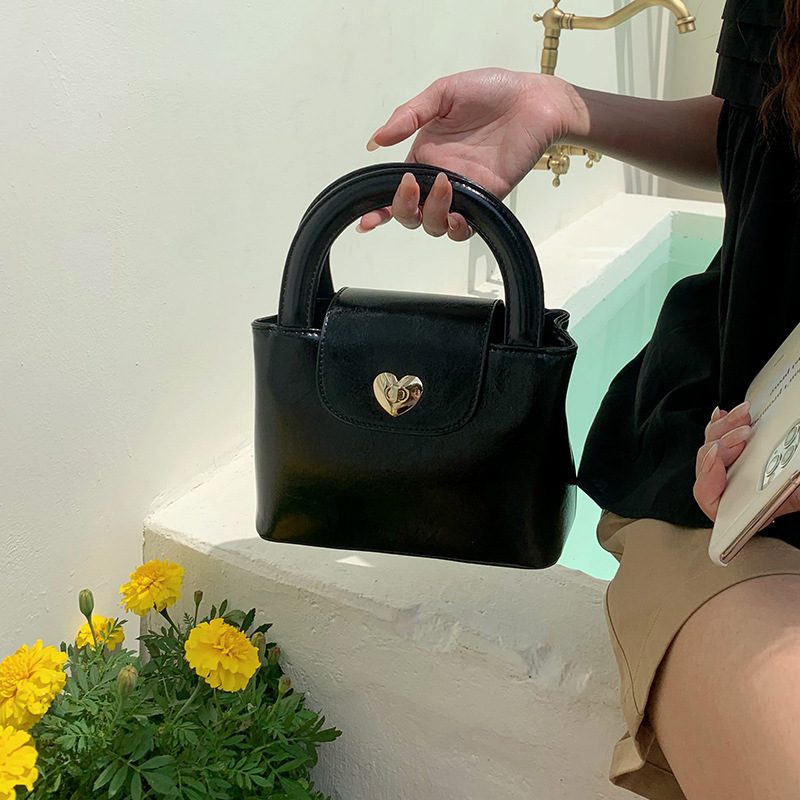 Heart Lock Small Square Crossbody Bag view 2