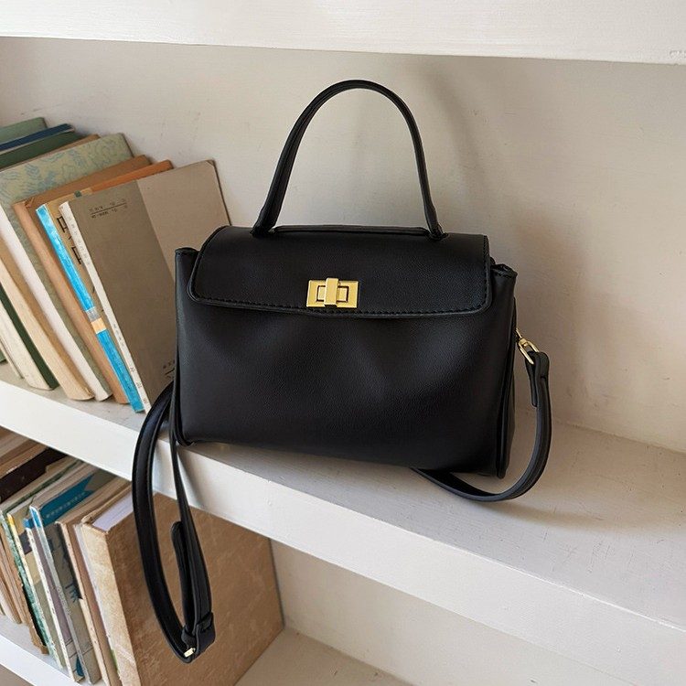 Quilted Lock Mini Square Crossbody Bag