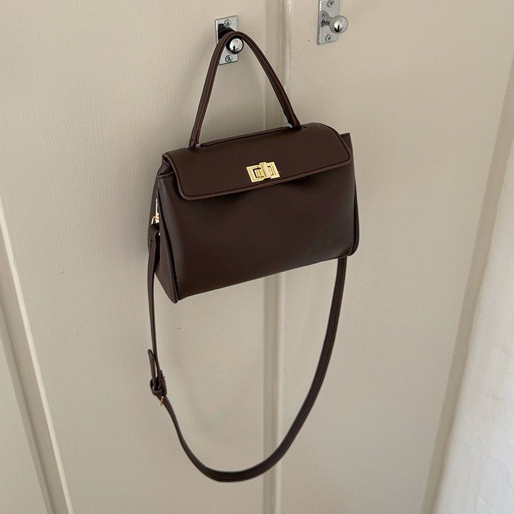 Quilted Lock Mini Square Crossbody Bag view 3