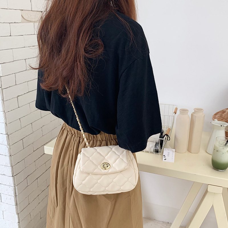 Quilted Chain Cloud Crossbody Bag view 5
