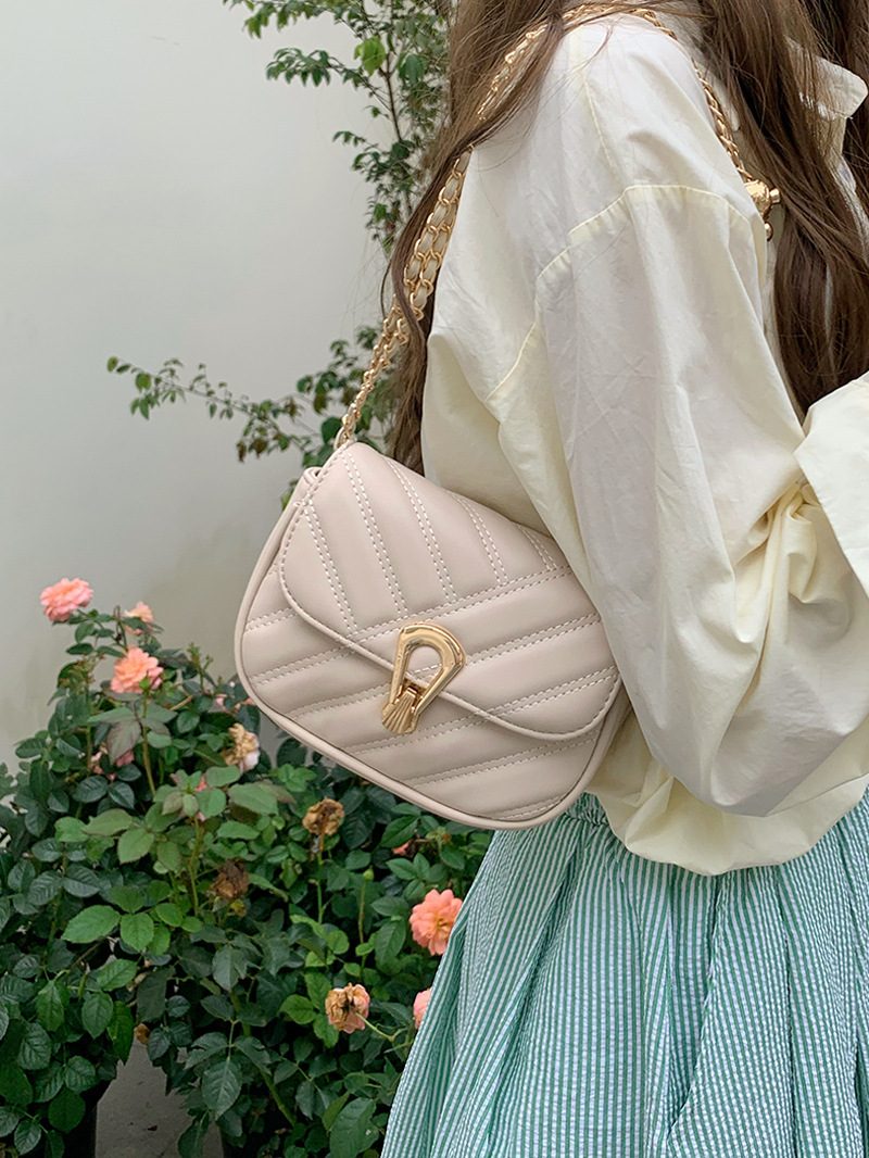 Quilted Chain Square Crossbody Bag view 2