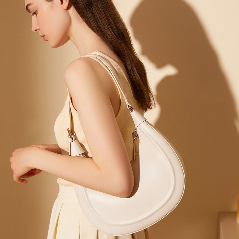 Premium Half-Moon Underarm Shoulder — Cherry Blossom Pink Four-Colour 998-Unit view 3