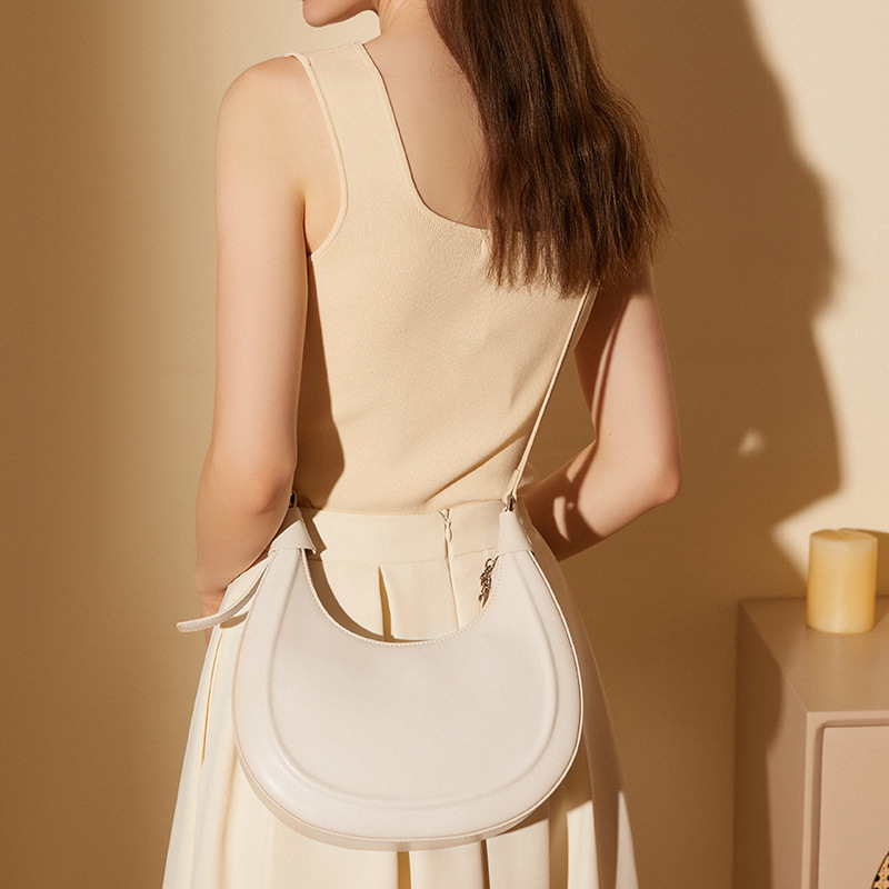 Premium Half-Moon Underarm Shoulder — Cherry Blossom Pink Four-Colour 998-Unit view 4
