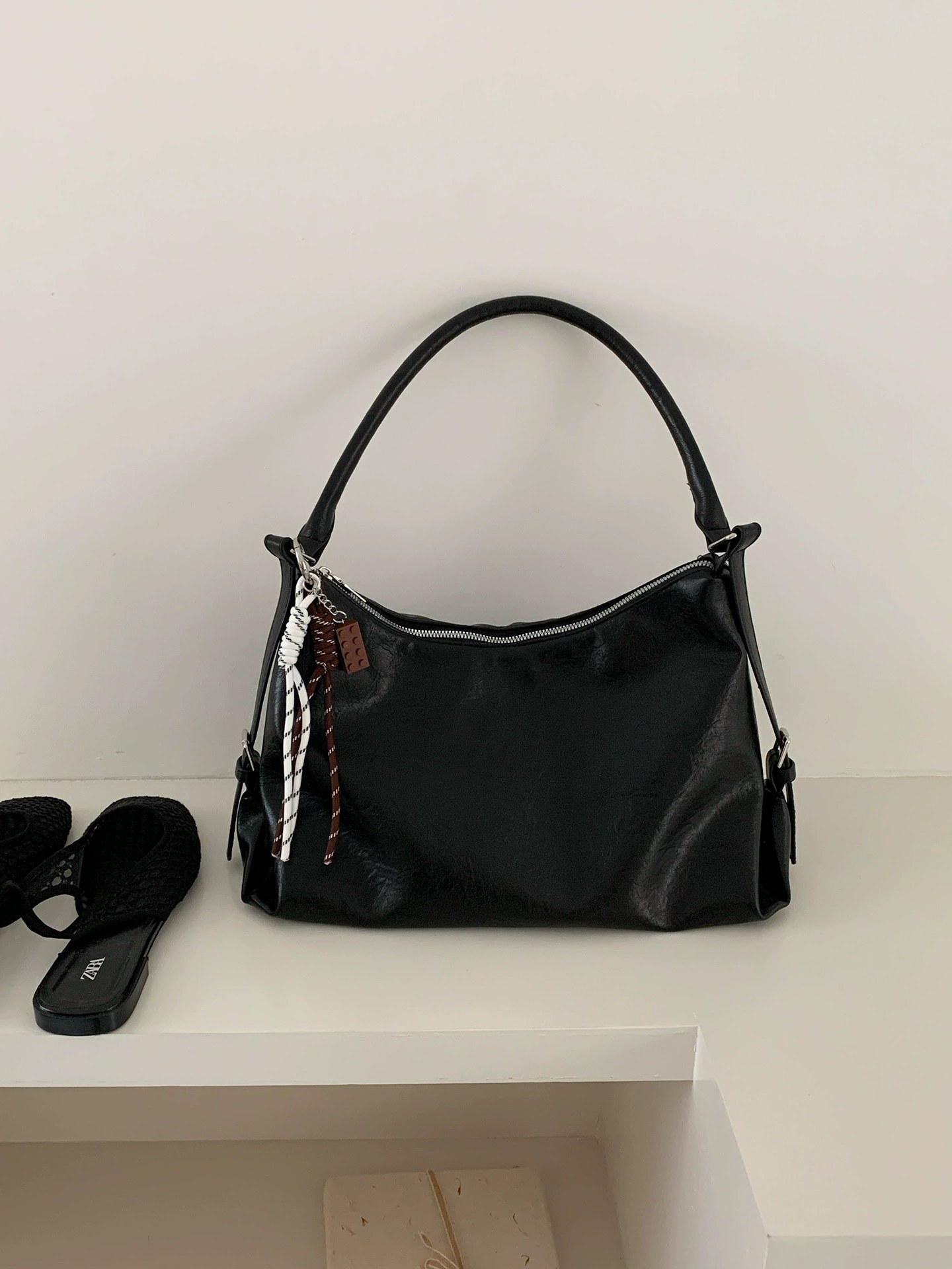 PU Leather Shoulder Bag for wholesale OEM — YANYAN Bags Guangzhou handbag factory