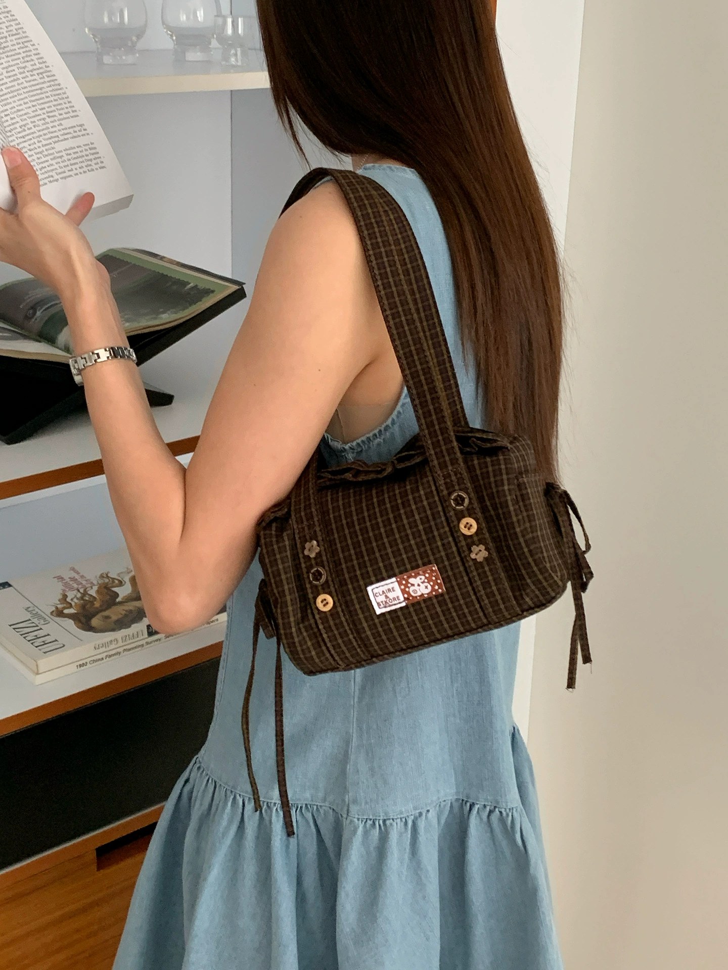 PU Leather Shoulder Bag for wholesale OEM — YANYAN Bags Guangzhou handbag factory