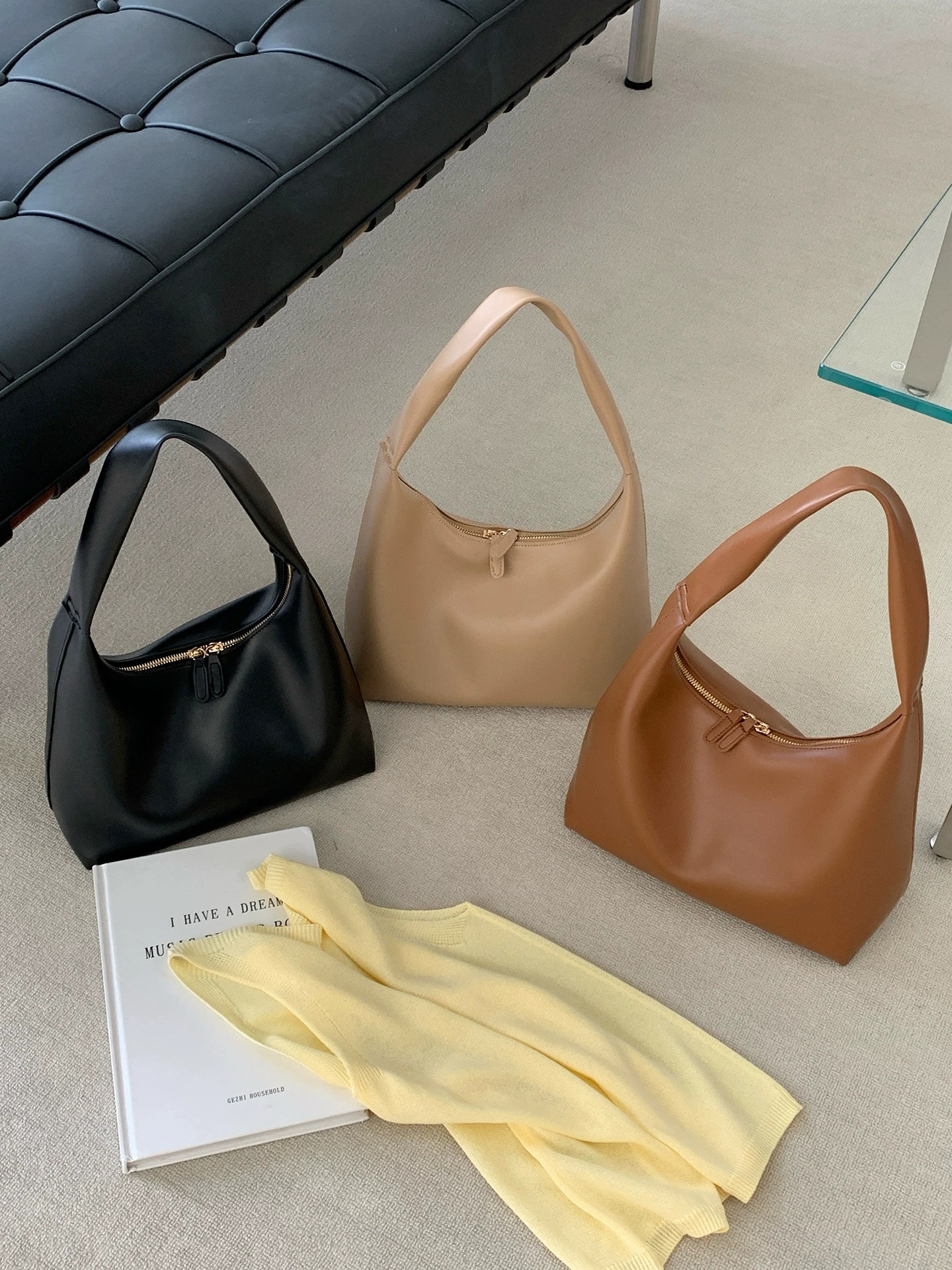 PU Leather Shoulder Bag for wholesale OEM — YANYAN Bags Guangzhou handbag factory
