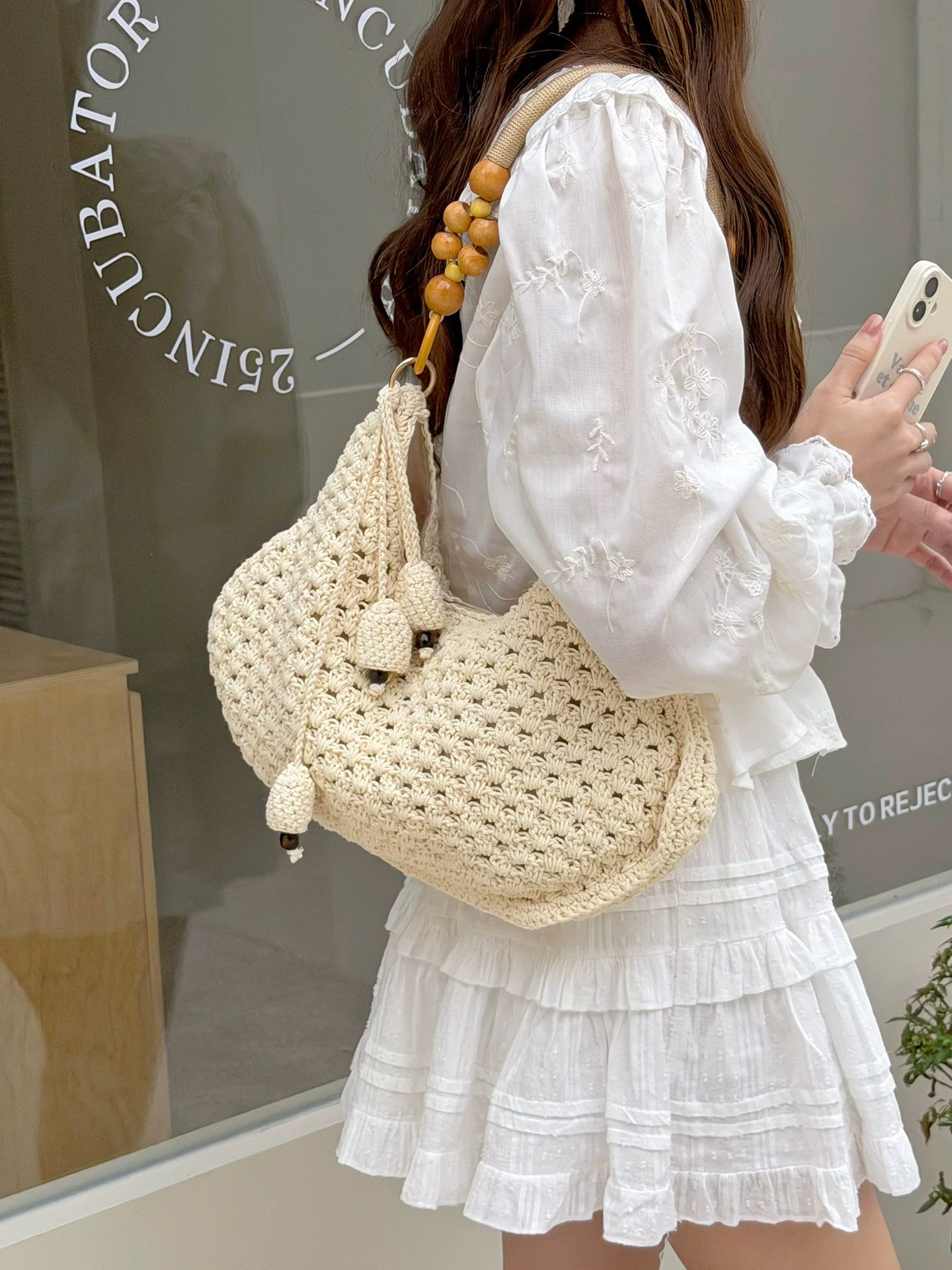 Woven Synthetic Shoulder Bag for wholesale OEM — YANYAN Bags Guangzhou handbag factory