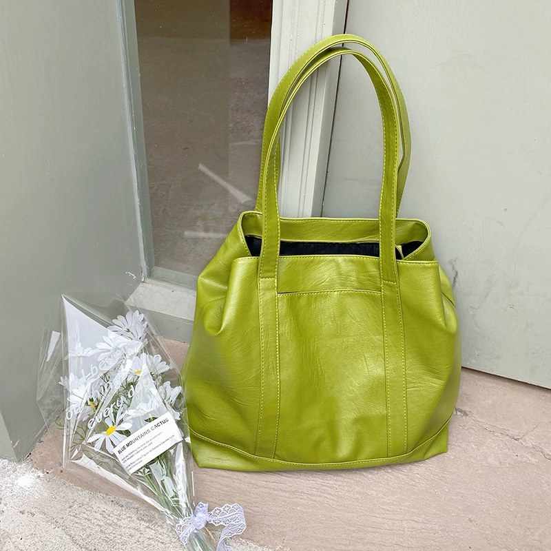 White PU Leather Shoulder Bag for wholesale OEM — YANYAN Bags Guangzhou handbag factory