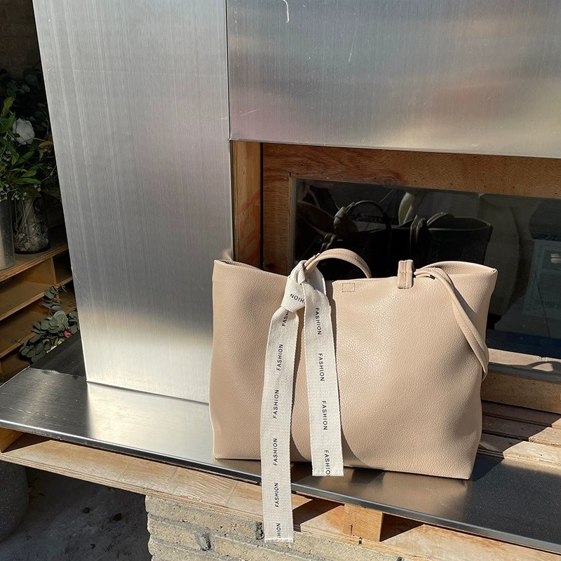 Brown PU Leather Shoulder Bag view 5