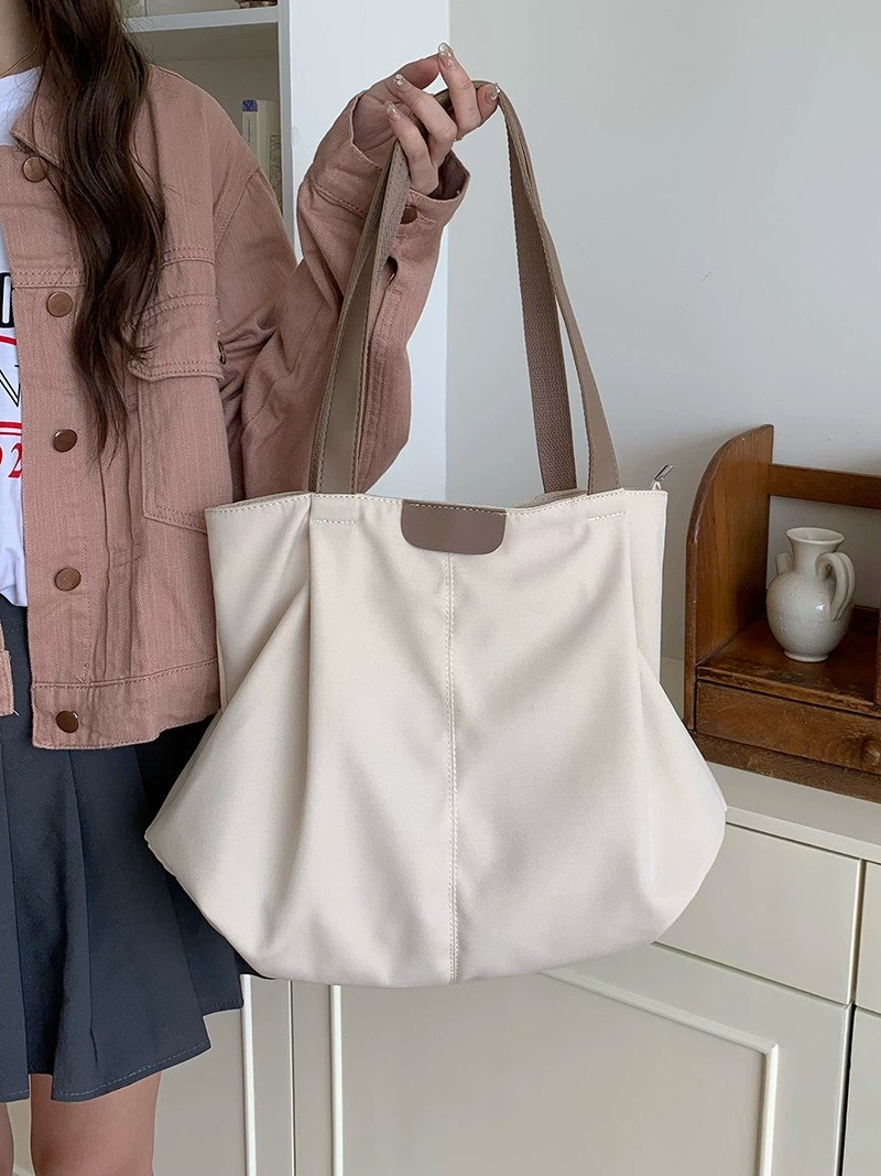 Cotton Canvas Shoulder Bag for wholesale OEM — YANYAN Bags Guangzhou handbag factory
