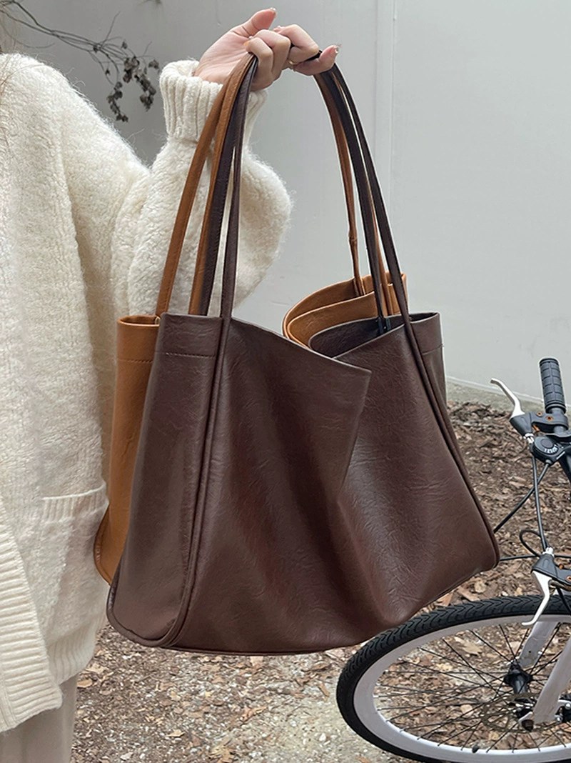 PU Leather Shoulder Bag for wholesale OEM — YANYAN Bags Guangzhou handbag factory