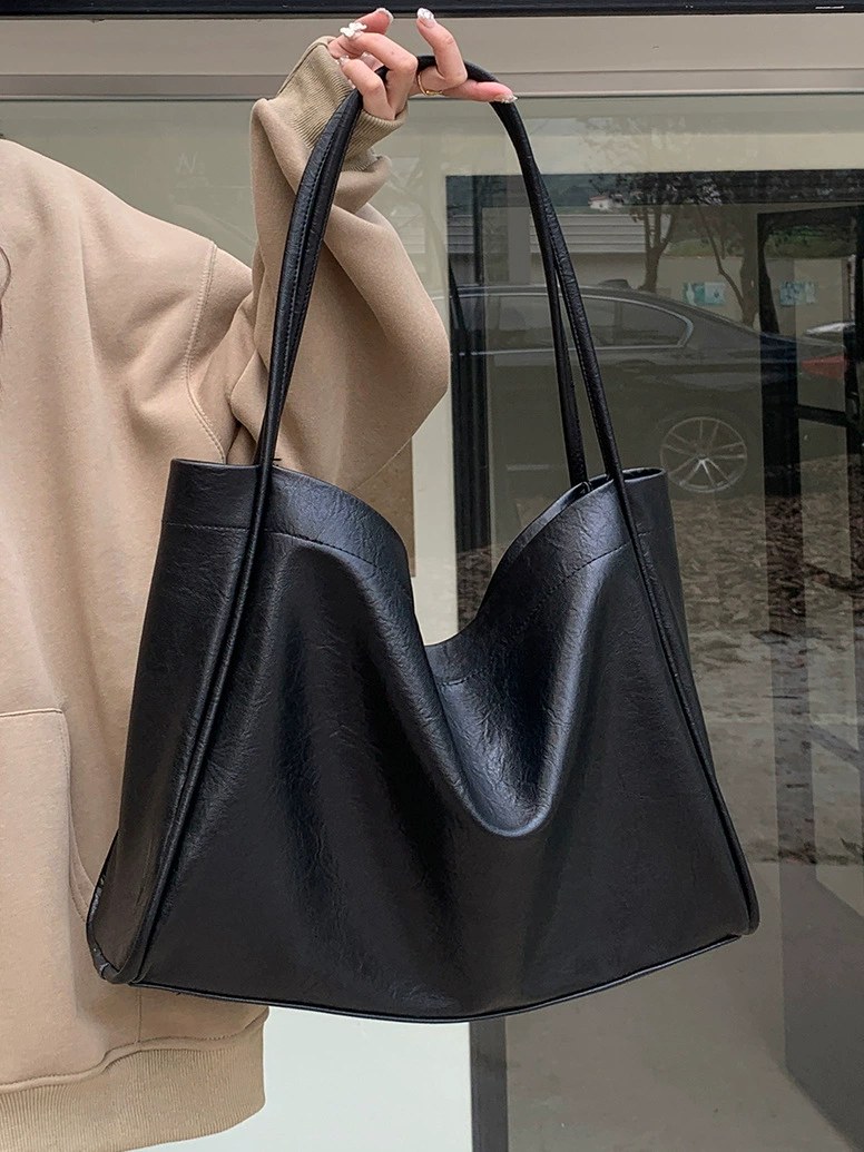 PU Leather Shoulder Bag for wholesale OEM — YANYAN Bags Guangzhou handbag factory