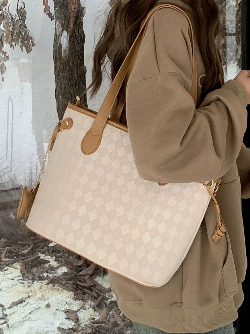 PU Leather Shoulder Bag for wholesale OEM — YANYAN Bags Guangzhou handbag factory