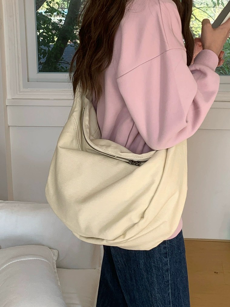 Cotton Canvas Shoulder Bag for wholesale OEM — YANYAN Bags Guangzhou handbag factory